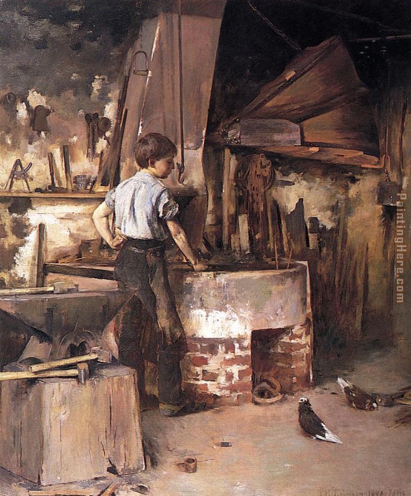 Theodore Robinson The Forge